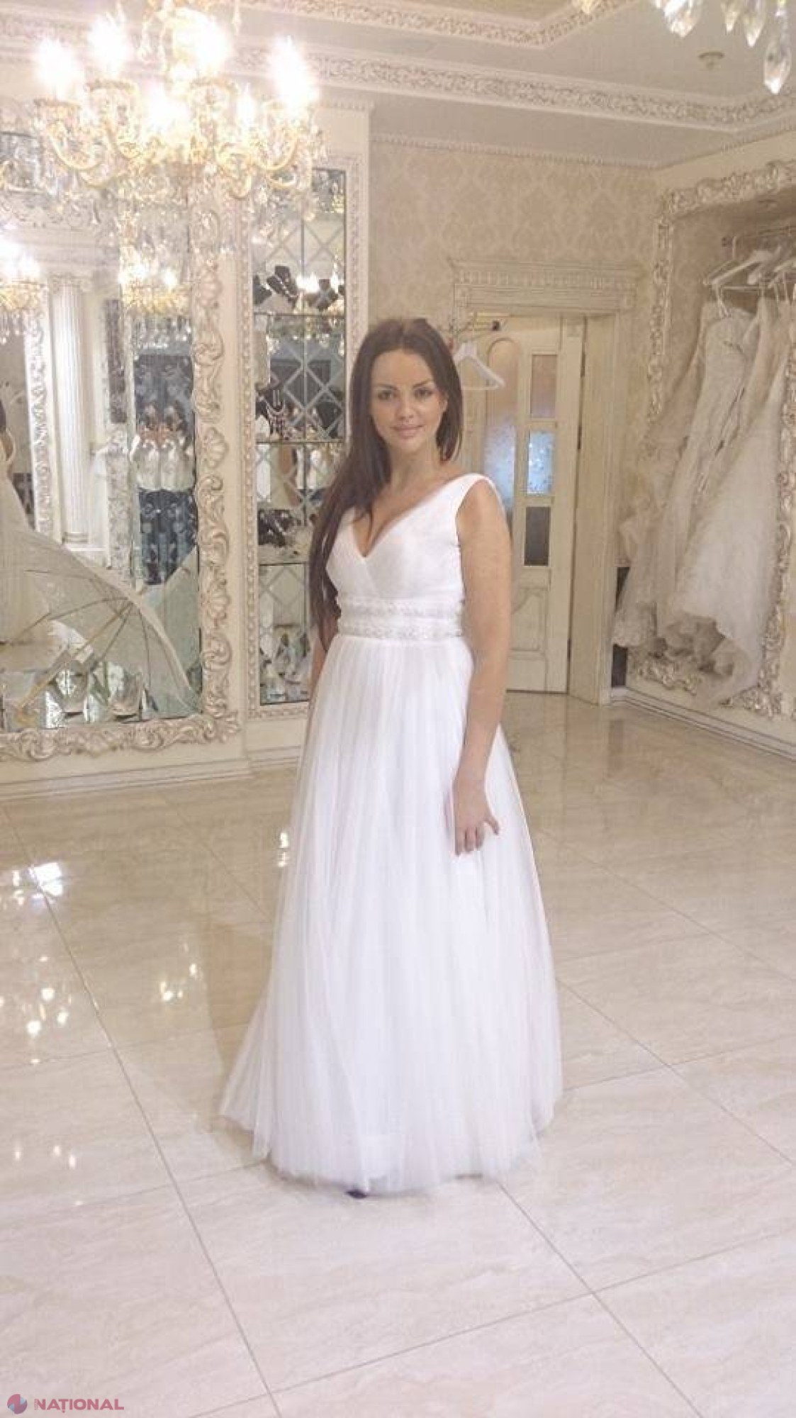 FOTO // Diana Grigor se mărită? Vedeta a probat rochia de mireasă