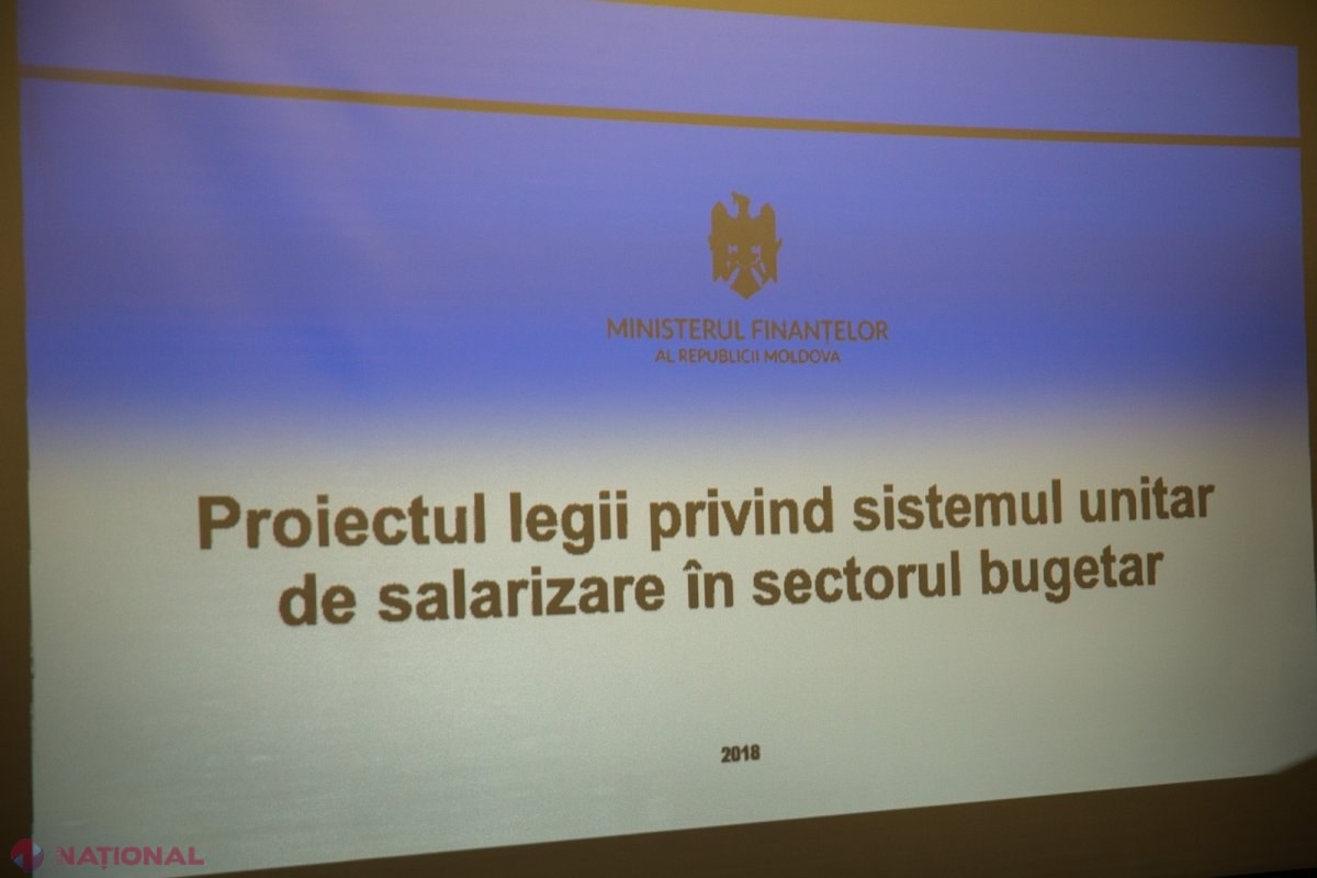 Bugetarii din R. Moldova ar putea fi SALARIZAȚI în baza unui sistem UNITAR