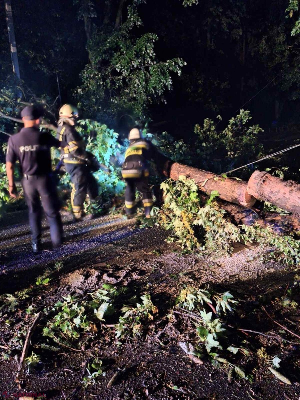 FOTO // Furtuna de seara trecută a provocat mai multe stricăciuni, iar zeci de localități au rămas fără curent electric. Peste 200 de SALVATORI sunt antrenați în lichidarea consecințelor intemperiei