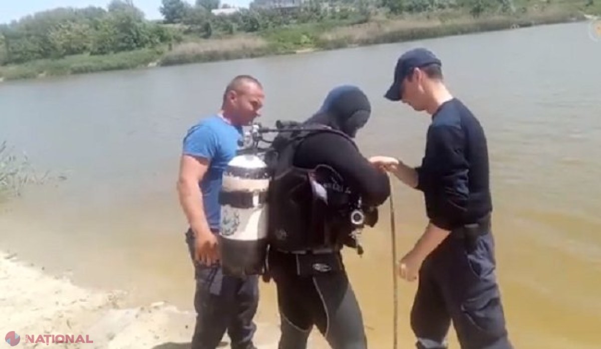VIDEO // Un băiat de 13 ani s-a înecat într-un lac din apropierea Chișinăului 