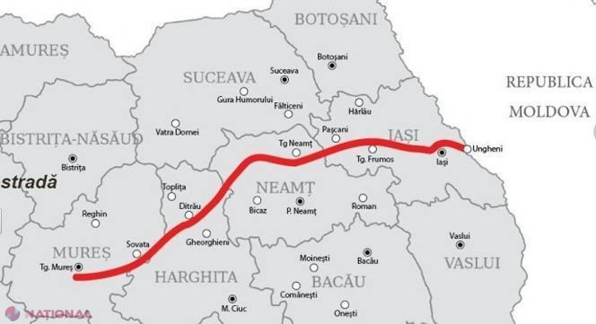 ANUNȚUL Guvernului României: Când va demara construcția autostrăzii Târgu Mureș - Iași - Ungheni care va lega Basarabia de restul Țării
