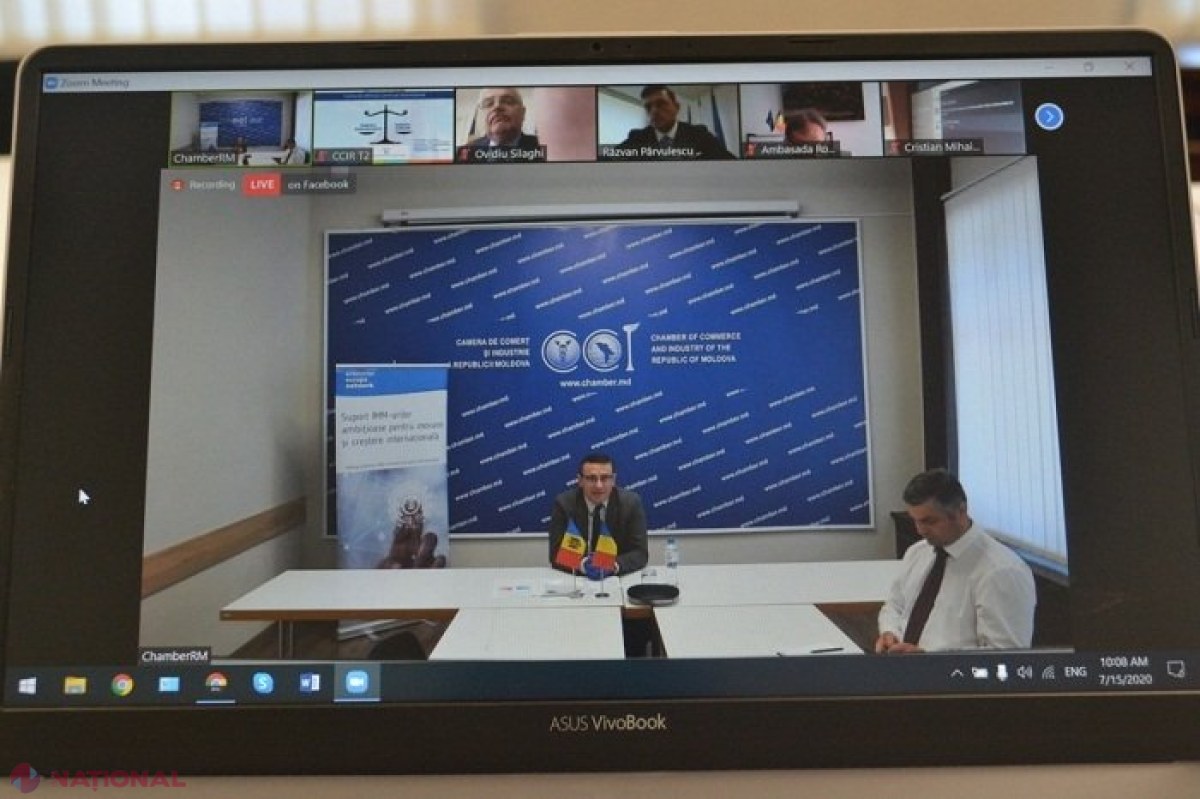 Forum de afaceri România - Republica Moldova, desfășurat online: „România a fost și rămâne în continuare principalul partener economic al Republicii Moldova”
