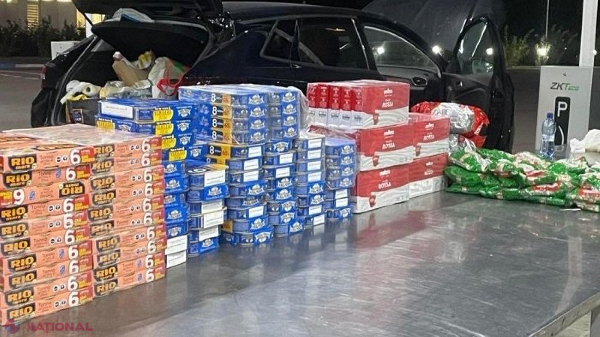 Și-a încărcat mașina cu produse alimentare și de igienă și le-a spus vameșilor din R. Moldova că nu aduce nimic din Italia: Șoferul a rămas fără conserve 