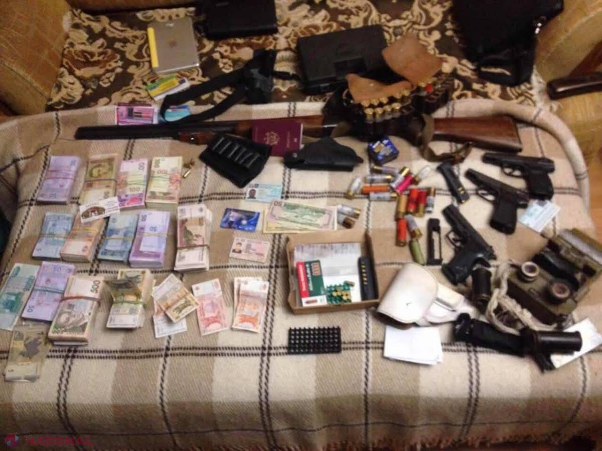 Grupare specializată în comercializarea ARMELOR și munițiilor pe teritoriul R. Moldova: Ce arsenal de arme a fost descoperit
