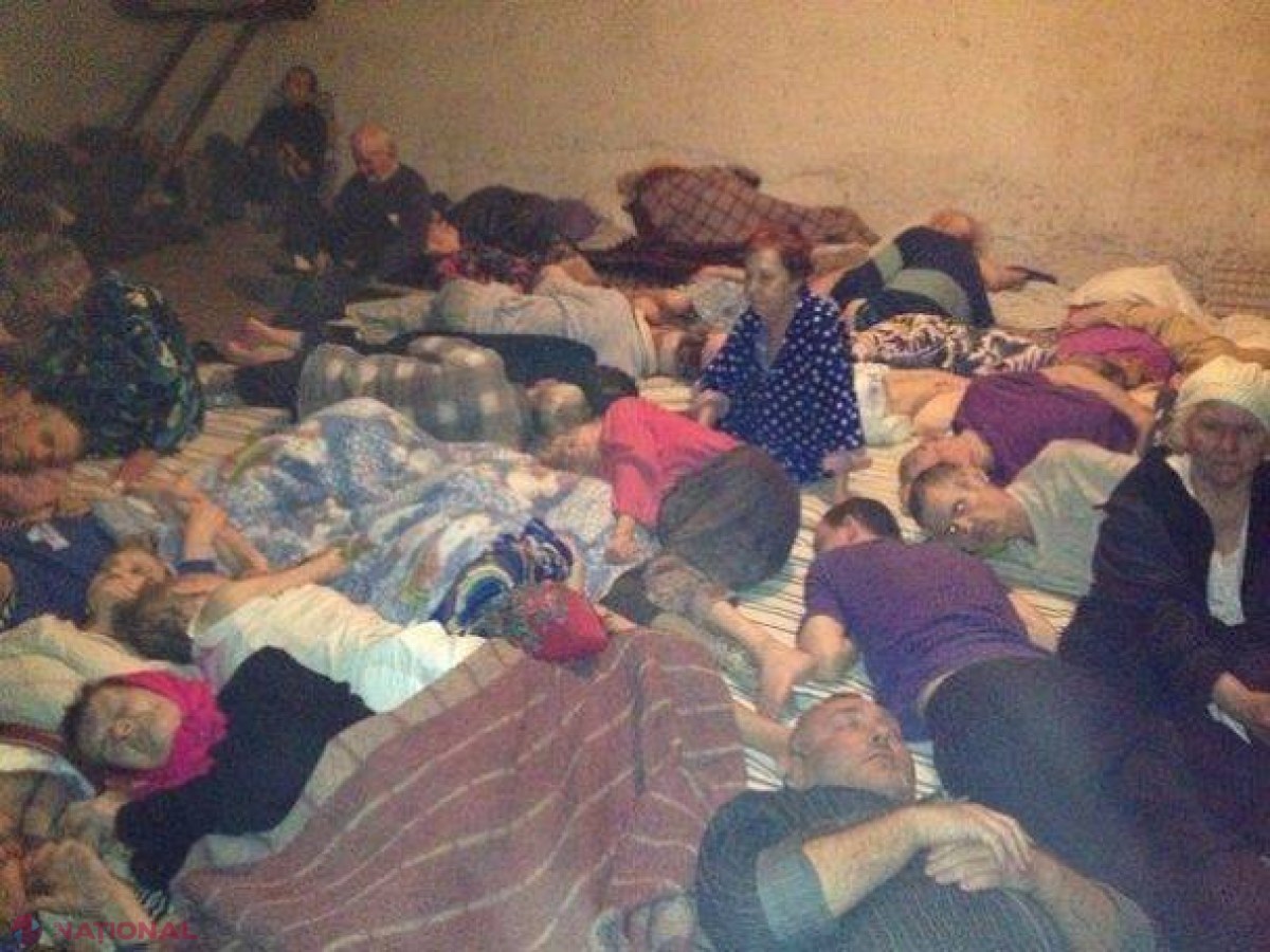 IMAGINI CUTREMURĂTOARE // Locuitorii din Slaviansk trăiesc în subsoluri