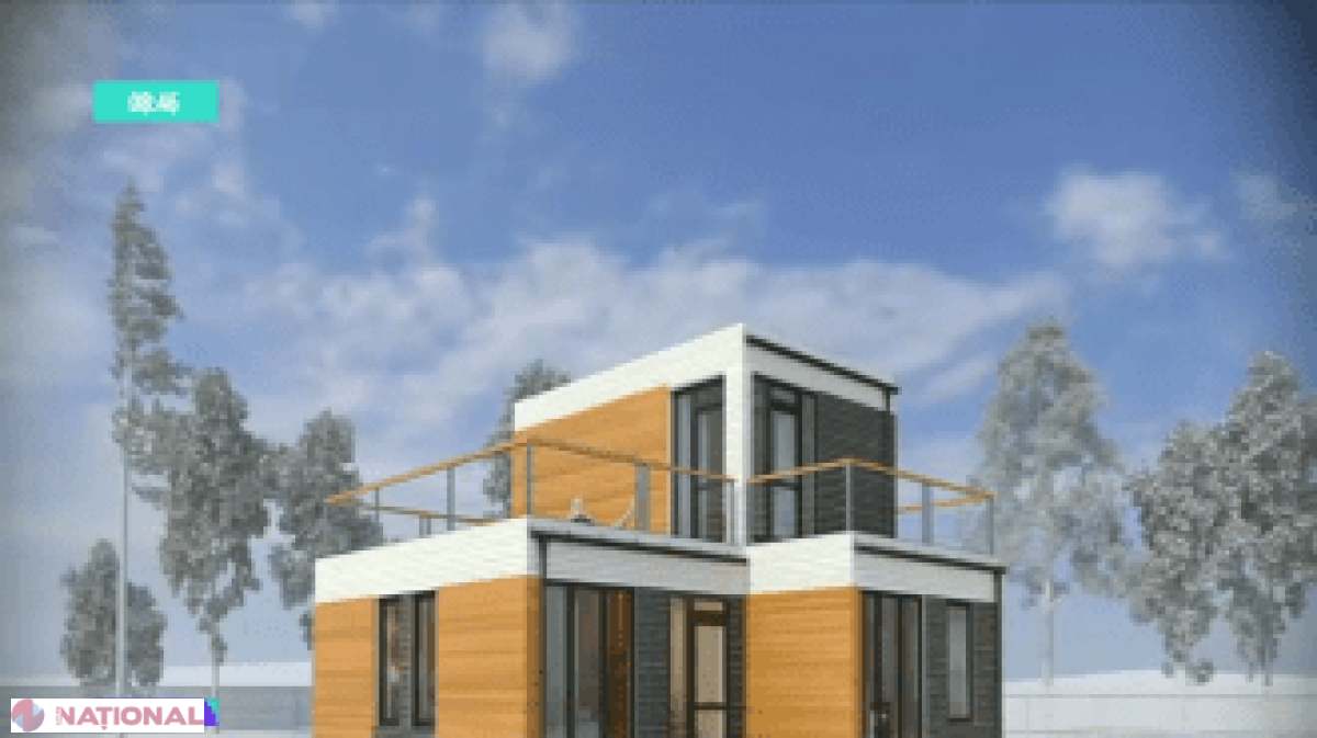 VIDEO // Casa care poate fi construită în doar 3 ore