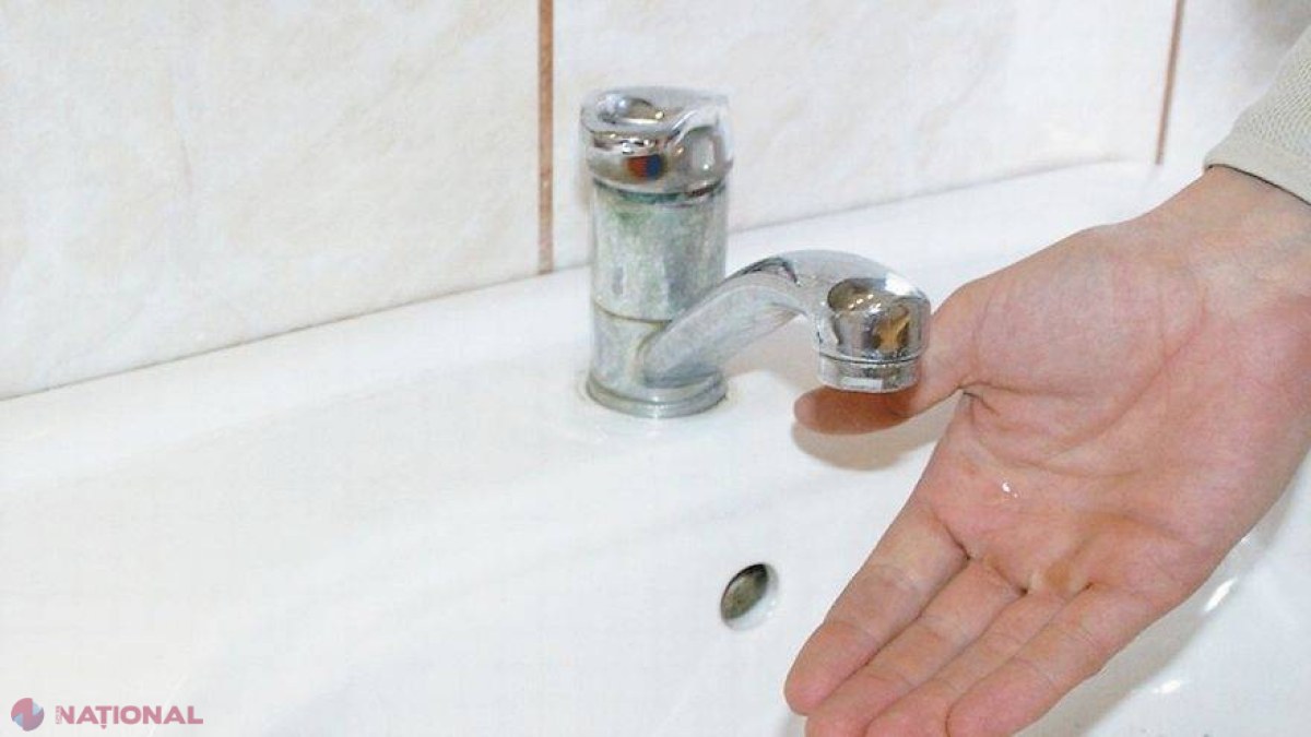 Atenție! Deconectări de apă pe câteva străzi din capitală și în comuna Stăuceni