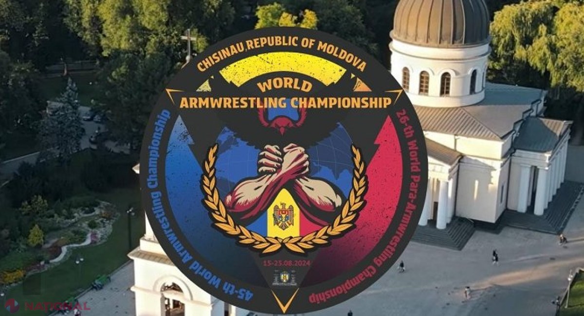 Chișinăul, capitala armwrestling-ului mondial: 1 500 de concurenți din 60 de state, așteptați în R. Moldova