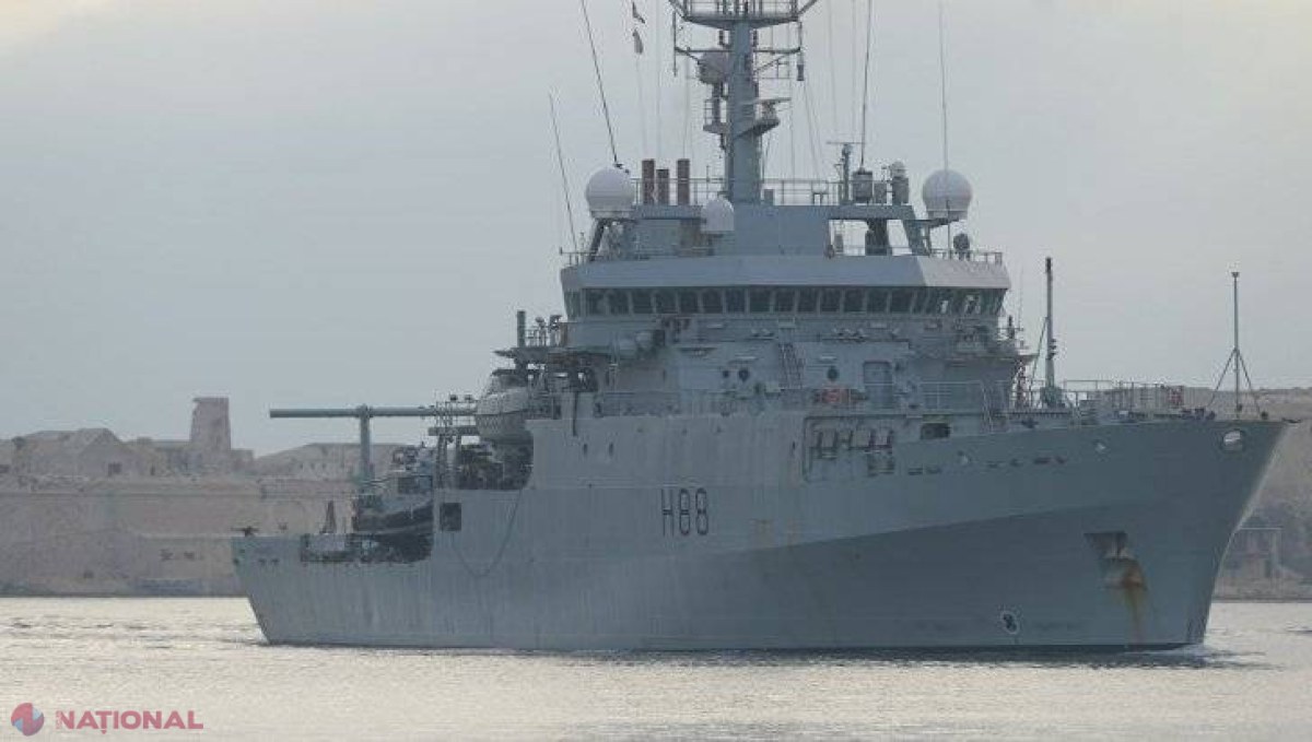 Alertă în Marea Neagră. Navă britanică, la un pas de coliziune cu un vas rus