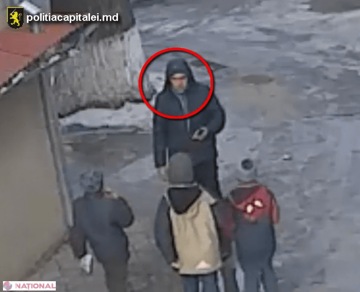 Dacă îl recunoașteți, anunțați imediat poliția! Ce le-a făcut acest individ unor copii din Chișinău