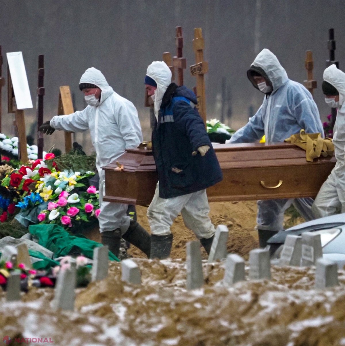 Număr-RECORD de decese zilnice în Rusia din cauza COVID