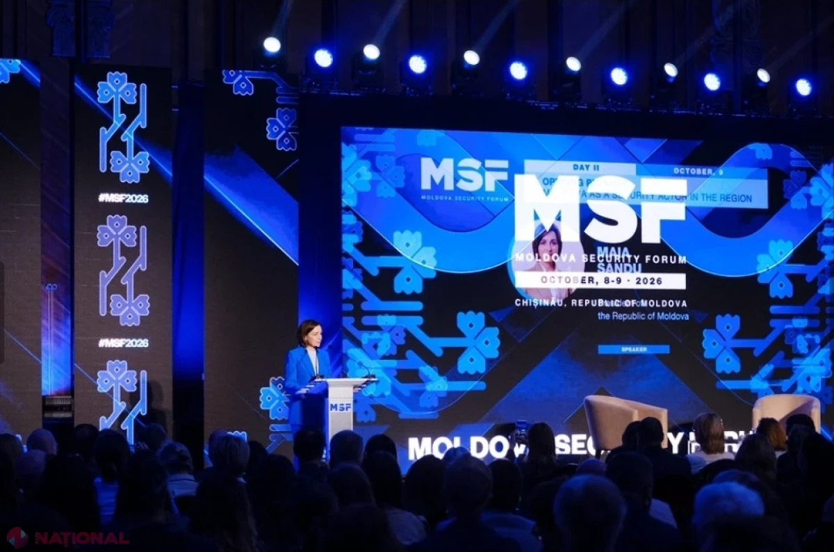 SECURITATE // Maia Sandu, la Moldova Security Forum: „Ceea ce întărește Moldova întărește Europa, iar cea mai puternică garanție este aderarea la UE”