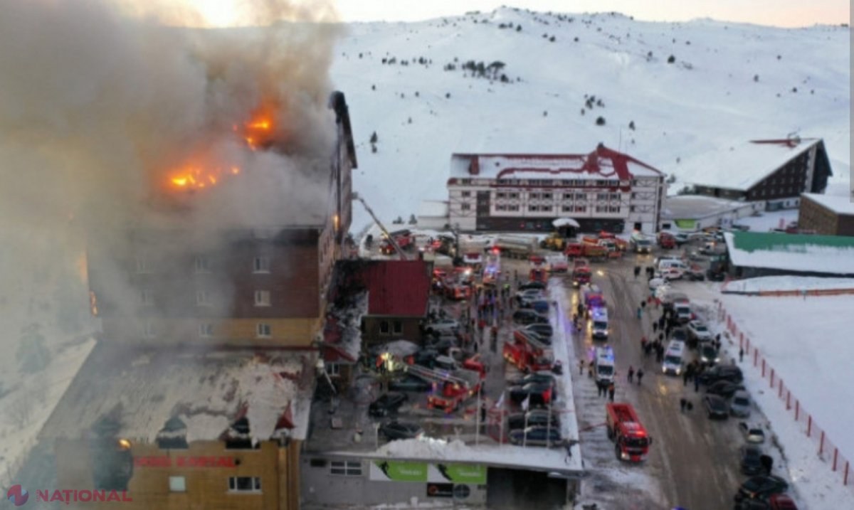 Printre zecile de morţi și răniți în incendiul din stațiunea de schi din Turcia nu sunt cetățeni ai R. Moldova, dă asigurări MAE ​