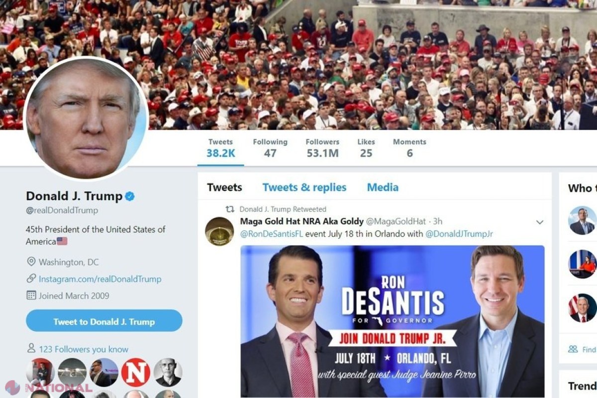 Donald Trump face spectacol pe TWITTER. Sintagma „miliarde de dolari”, repetată obsesiv. Arată alegătorilor mesajul de la KIM JONG UN. Vezi cum COMUNICĂ un preşedinte cu electoratul