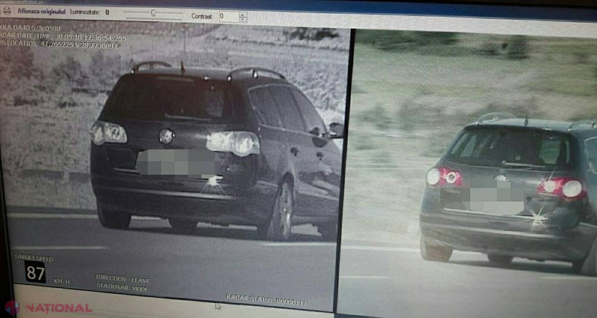 TUPEU // LIPSIT de dreptul de a conduce, un individ a urcat la volan și a depășit de DOUĂ ori viteza timp de zece minute