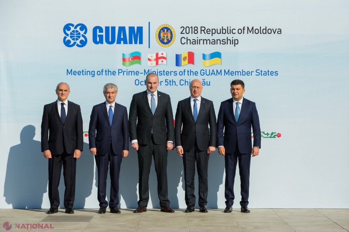 VIDEO // R. Moldova, Ucraina, Georgia și Azerbaidjan, Rezoluție privind conflictele înghețate în spațiul GUAM: „Rusia este AGRESORUL care a ocupat BARBAR teritorii. Durerea aceasta ne UNEȘTE”