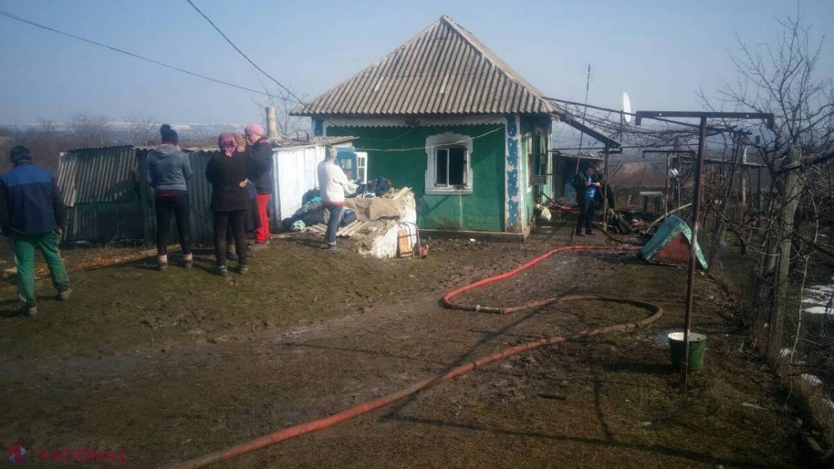 FOTO // Copil de doi ani, ars de VIU într-un incendiu la Soroca