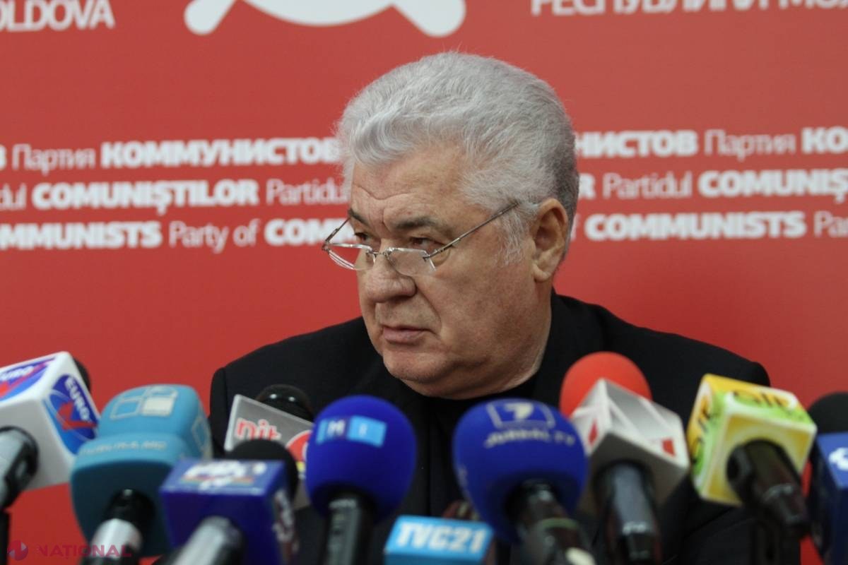 CALMITATEA lui Voronin. Despre ce a EVITAT să vorbească astăzi liderul PCRM