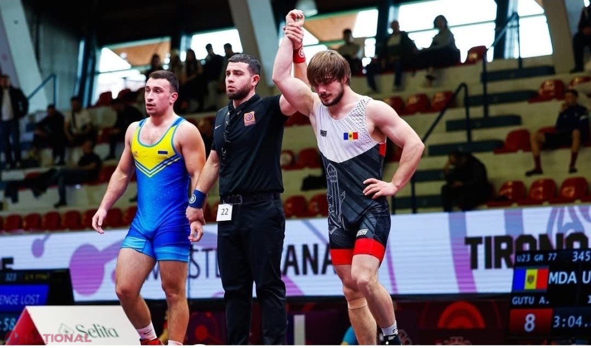 Încă o medalie de AUR pentru R. Moldova la Campionatul Mondial de lupte din Serbia. Alexandrin Guțu a dominat competiția la categoria de 82 kg