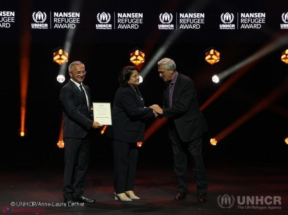 Premiu pentru R. Moldova de la Înaltul Comisariat ONU pentru Refugiați! Maia Sandu: „Suntem mândri că oamenii R. Moldova au fost recunoscuți pentru solidaritatea și compasiunea arătate în momentul în care am primit sute de mii de ucraineni”