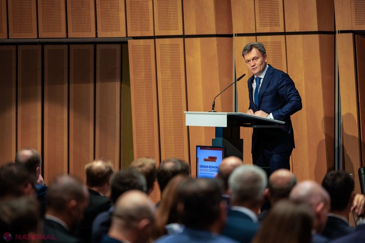 Prim-ministrul Dorin Recean la Forumul oamenilor de afaceri, la Berlin: „R. Moldova este o destinație a oportunităților pentru INVESTITORI și oferă numeroase avantaje logistice și potențial de creștere și extindere”