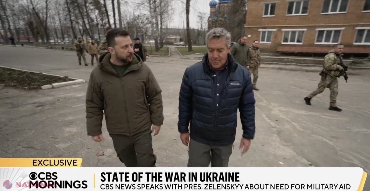 INTERVIU // Zelenski, AVERTISMENT de ultimă oră: „Fără ajutorul imediat al SUA, Putin va împinge rapid războiul pe teritoriul NATO. Chiar şi mâine, rachetele pot zbura spre orice stat”