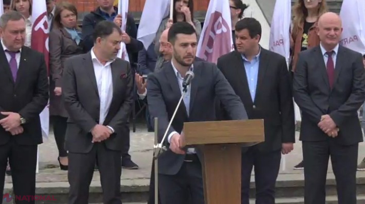 Candidatul unioniștilor la Primăria Bălți, lansat oficial în campanie: Vrea să modernizeze orașul cu ajutorul localităților din România
