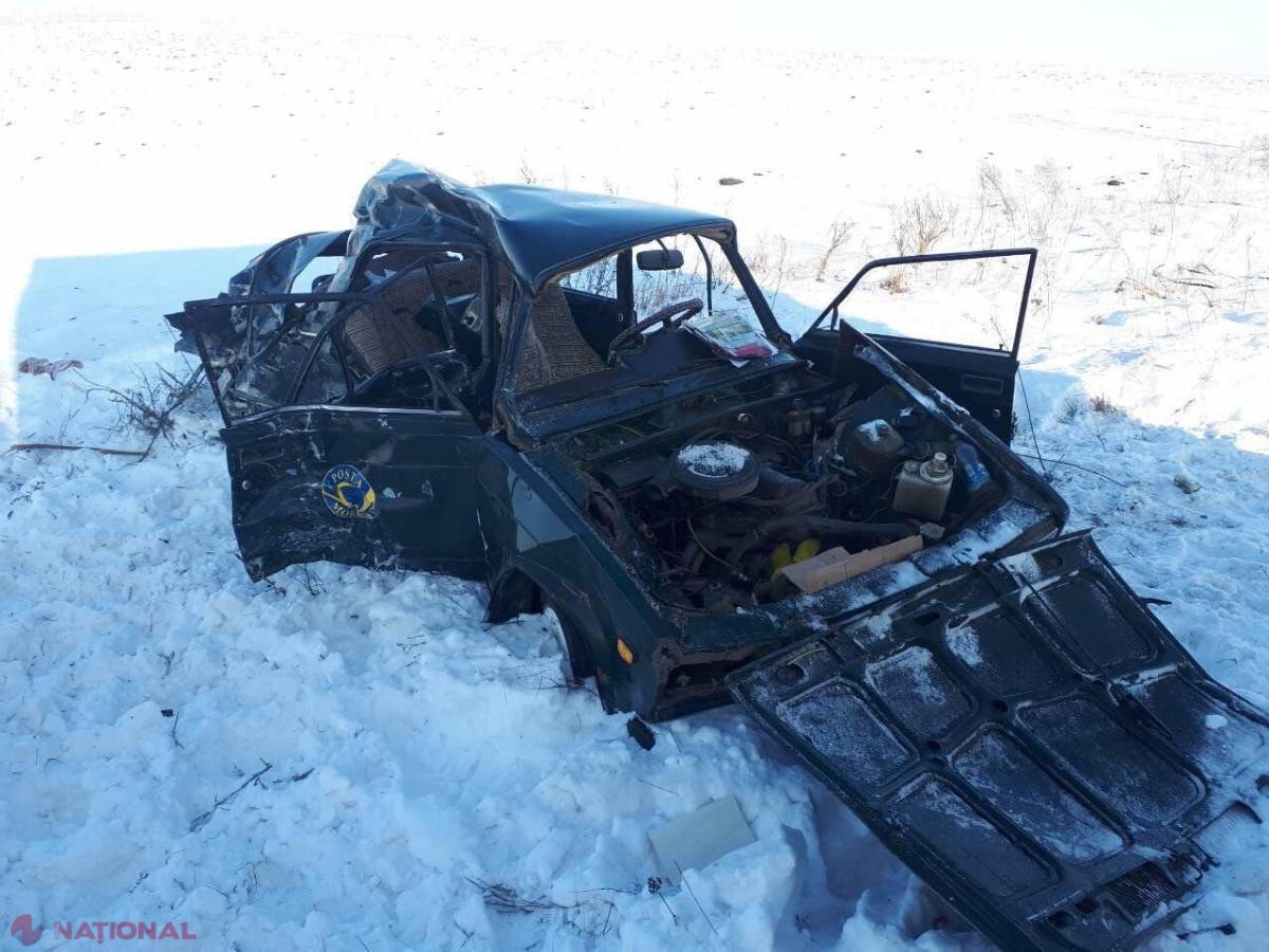 FOTO // Poliția oferă DETALII despre accidentul rutier în care au MURIT patru angajați ai „Poștei Moldovei”