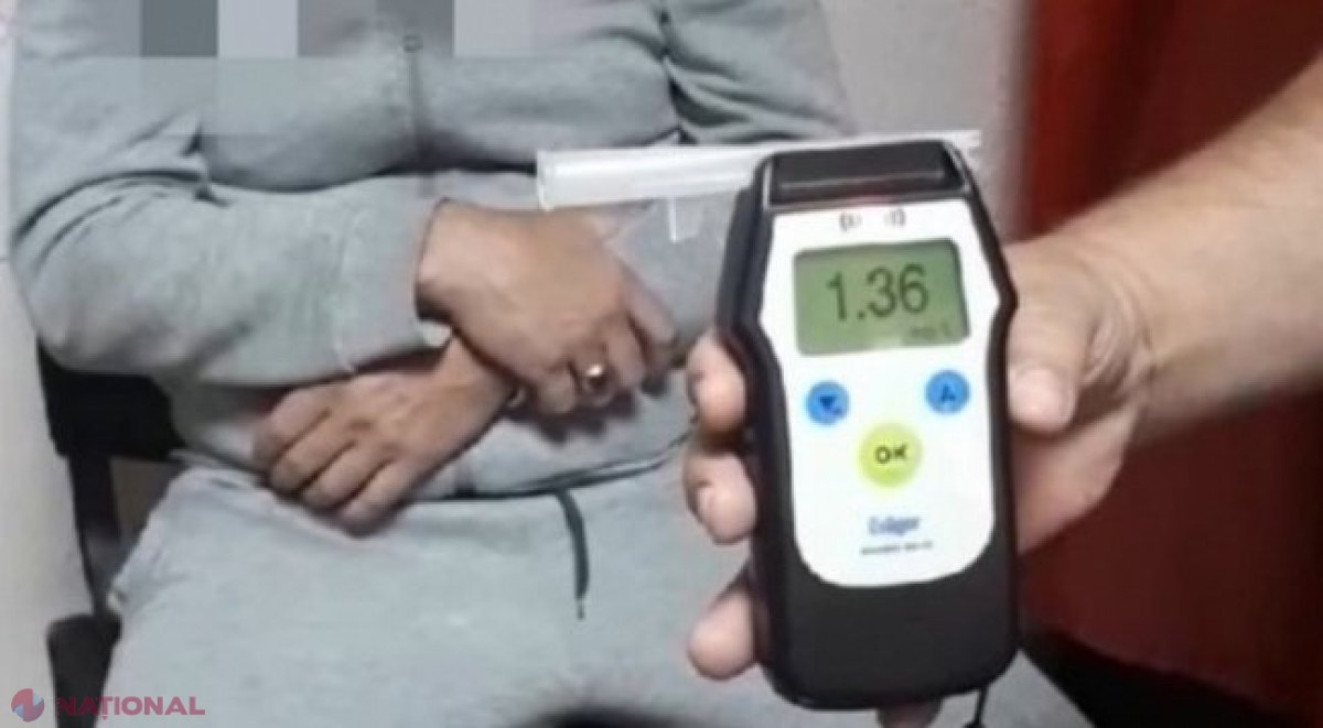 VIDEO // Beat criță la volan, dis-de-dimineață: Un bărbat de la Glodeni a depășit de NOUĂ ori limita de alcoolemie admisă la volan 