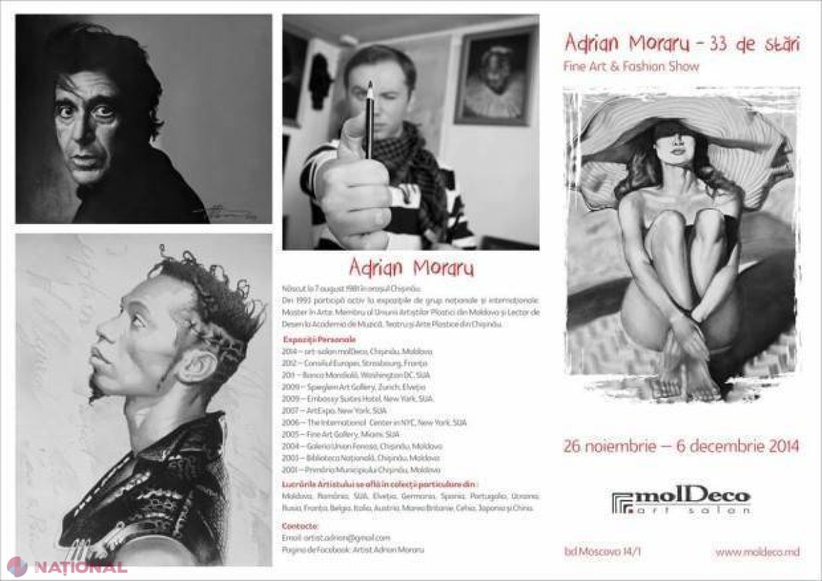 Pictură în „33 de stări”, la Chișinău