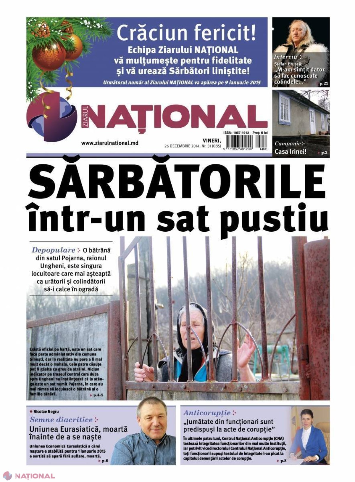 DECLARAȚIE // „Jumătate din funcționarii Republicii Moldova sunt predispuși la acte de corupție”