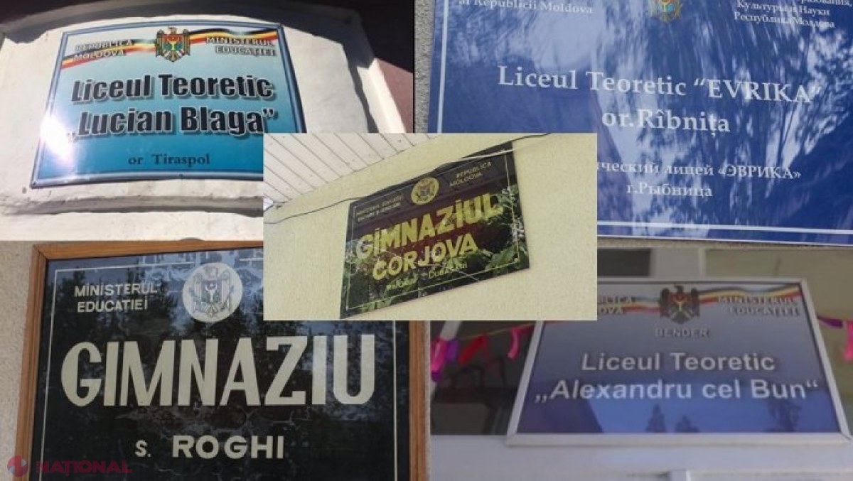 Sediile a cinci școli din Transnistria cu predare în limba română, inspectate înaintea anului școlar: Funcționari de la Chișinău, alături de așa-ziși angajați de la Tiraspol