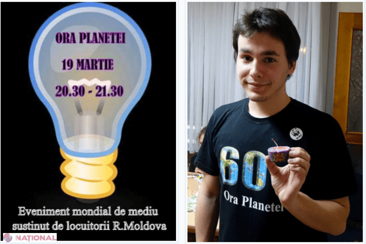ORA PLANETEI // Câtă energie electrică ar economisi cetățenii R. Moldova, dacă ar stinge lumina timp de o oră 