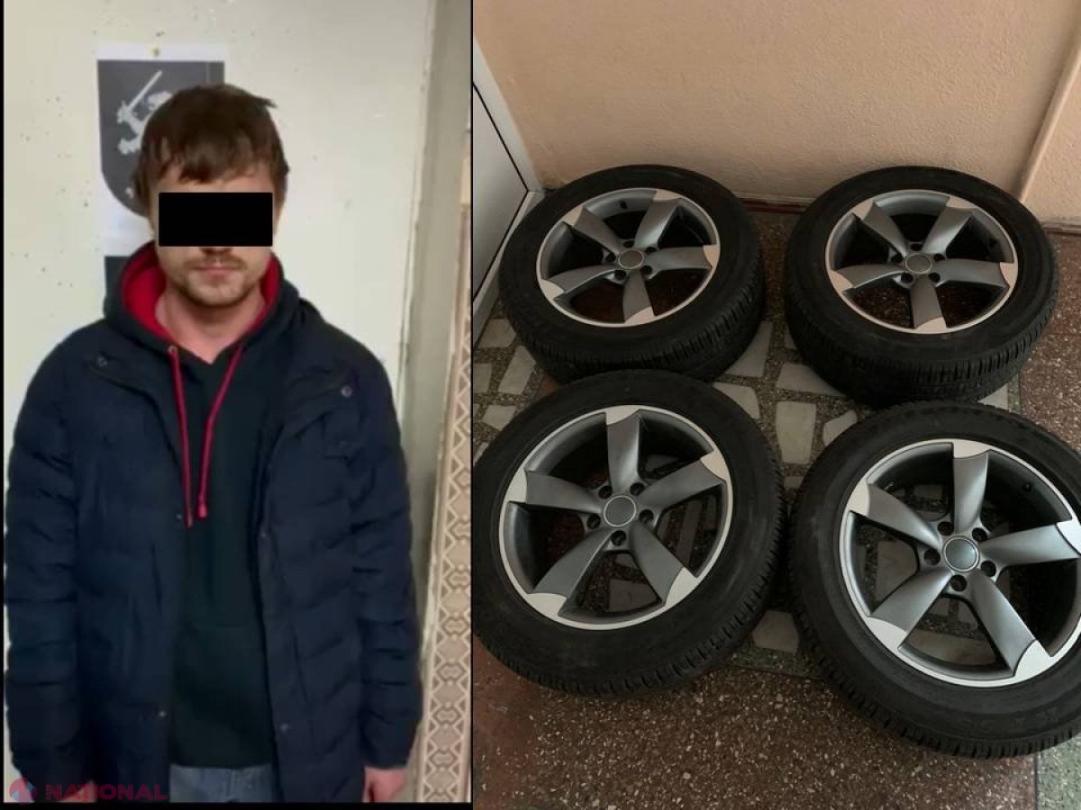 VIDEO // Un chișinăuean și-a parcat mașina peste noapte în curte, iar dimineața a găsit-o FĂRĂ roți