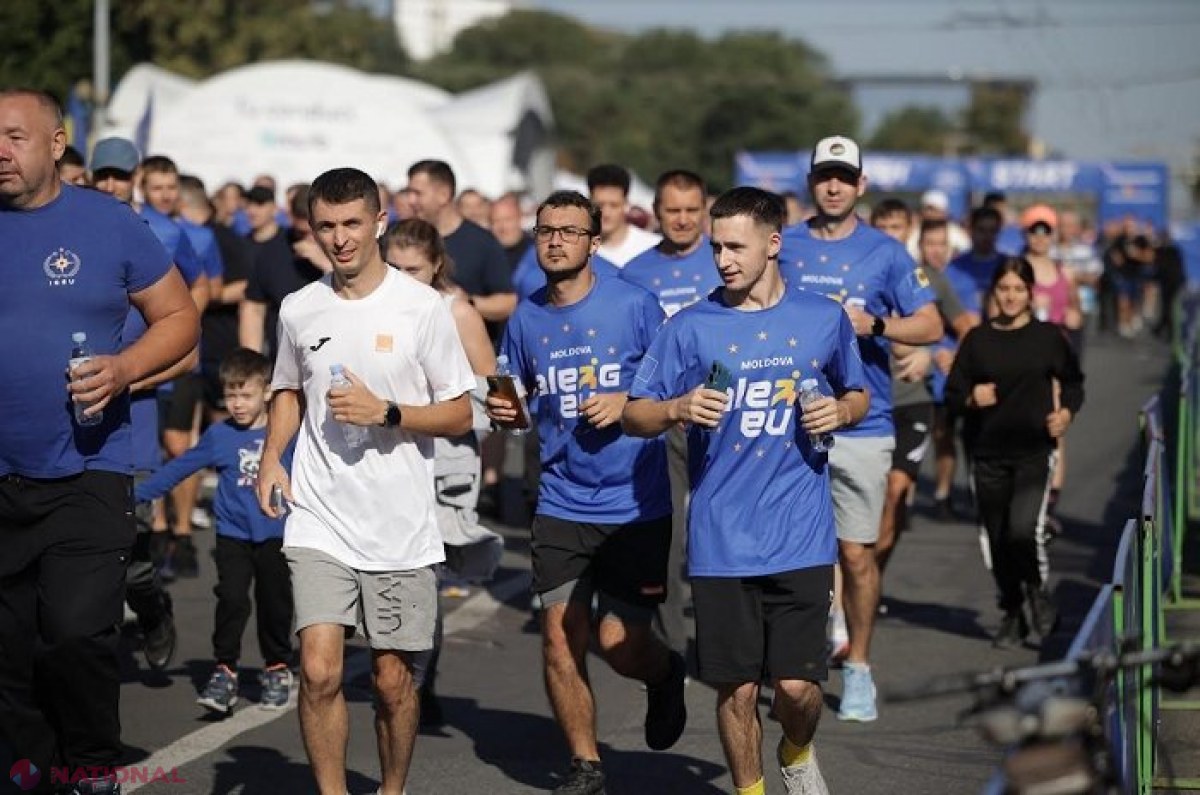 MII de persoane au alergat spre viitorul european al R. Moldova: „Euro Marathon este foarte similar cu procesul de integrare în UE. Nu este o distanță scurtă și nici ușor de parcurs, dar împreună vom atinge mai ușor obiectivul”