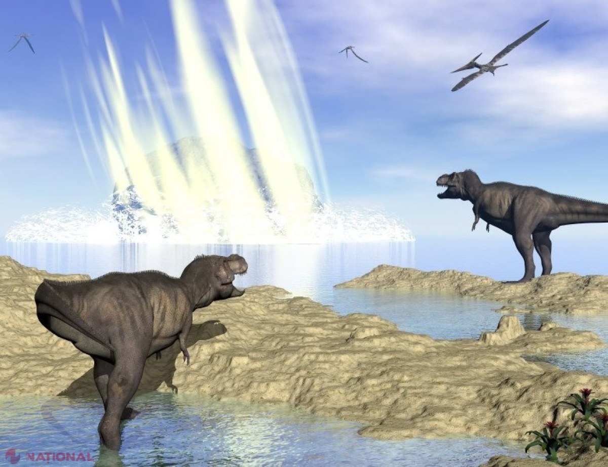 TEORIE // Praful ridicat de un asteroid a provocat o iarnă de 15 ani care a dus la dispariţia dinozaurilor