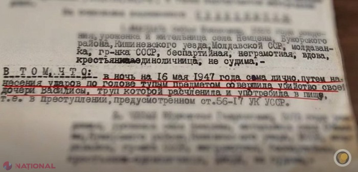 VIDEO ANTInostalgia // Foametea organizată de sovietici a dezumanizat Basarabia. Peste 150 de cazuri de CANIBALISM, documentate OFICIAL: „Tușa Ileana l-a tăiat pe Pavlic. Capul era pe masă și trupul sub masă…”