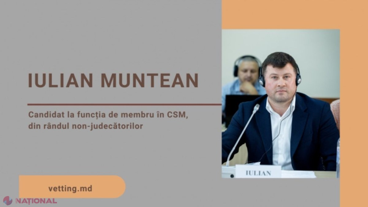 Ministra Justiției cere DEMISIA membrului CSM, Iulian Munteanu, după ce a ASCUNS de Comisia „pre-vetting” faptul că este cercetat PENAL într-un dosar de corupție