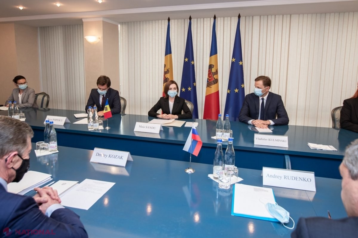 Maia Sandu, după întrevederea cu Dmitri Kozak: „Ne dorim un dialog PRAGMATIC și constructiv cu Federația Rusă, care să fie în interesul cetățenilor R. Moldova”