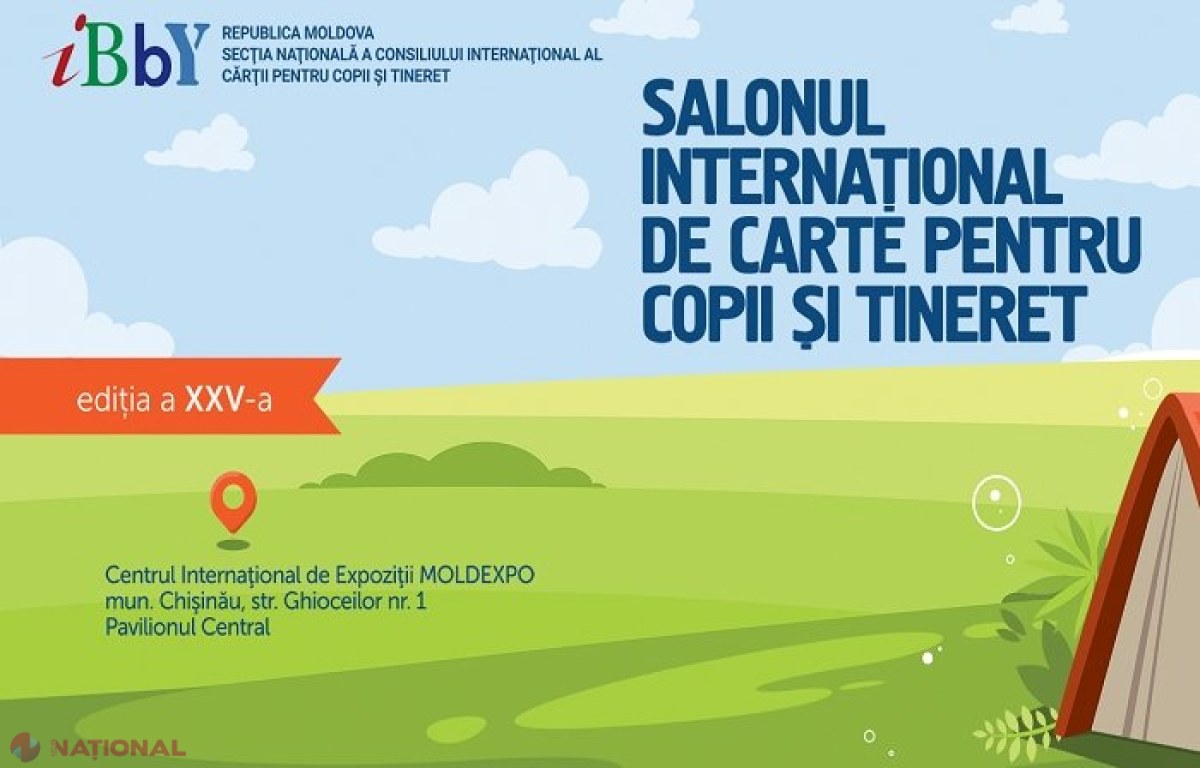 Carte-SURPRIZĂ oferită gratuit tuturor copiilor care vor merge la Salonul Internațional de Carte pentru Copii și Tineret, organizat în perioada 4 - 7 mai la „Moldexpo”: Cincizeci de edituri și 45 de lansări de carte de joi până duminică