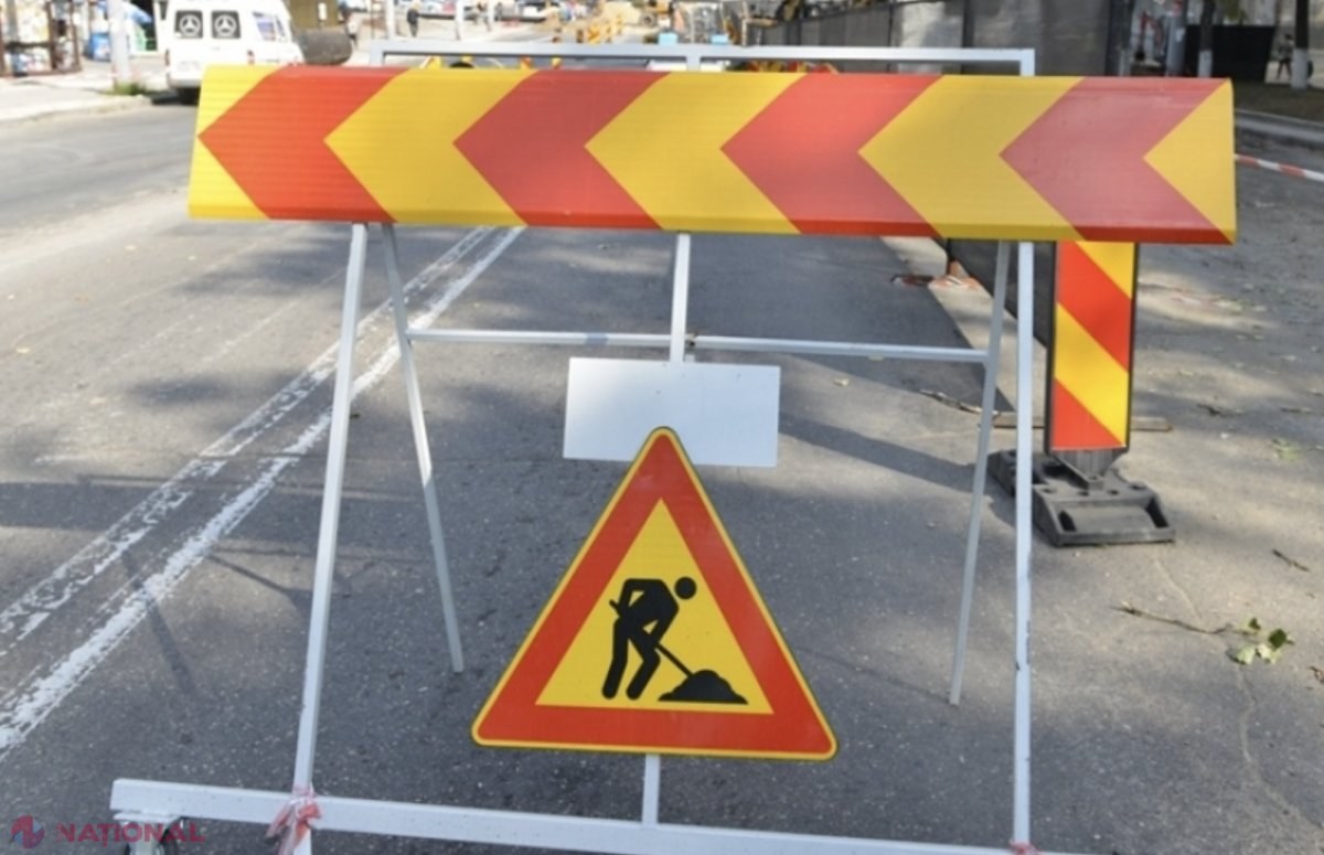 ATENȚIE! Tafic rutier suspendat până la finele anului pe str. Alexandru cel Bun, tronsonul cuprins între străzile Vasile Alecsandri și Mihai Eminescu
