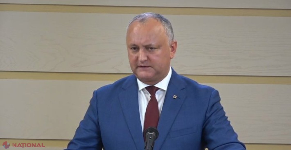 Dodon aruncă săgeți în tabăra „ACUM”, „care face CONCURSURI de dragul concursurilor”, iar ulterior le ANULEAZĂ, când nu iese cine trebuie: „Trebuia respectat rezultatul concursului pentru funcția de judecător la CC”