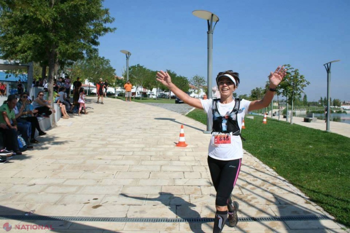 O moldoveancă, menajeră în Portugalia, se aliniază la linia de start a competițiilor cu atleți profesioniști 