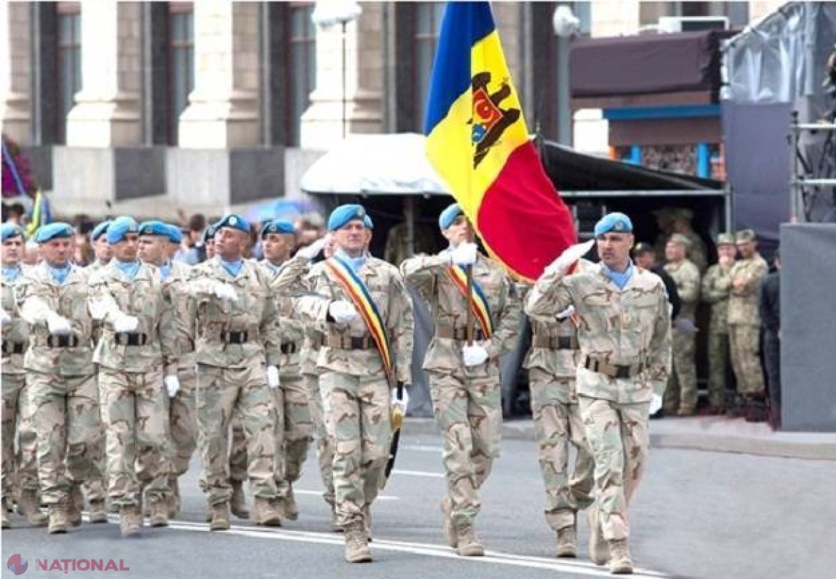 FOTO // Cum au defilat militarii moldoveni la Kiev, de Ziua Independenței Ucrainei