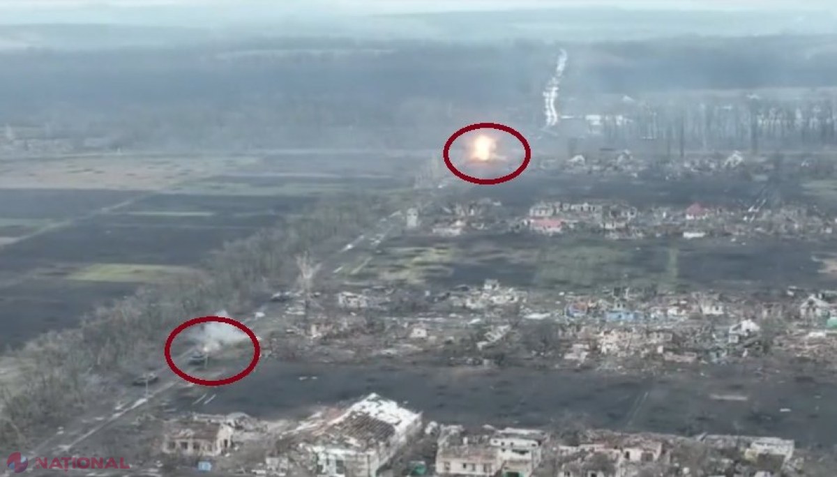 VIDEO // Cum un TANC modernizat al armatei ucrainene DISTRUGE dintr-un foc un tanc rusesc