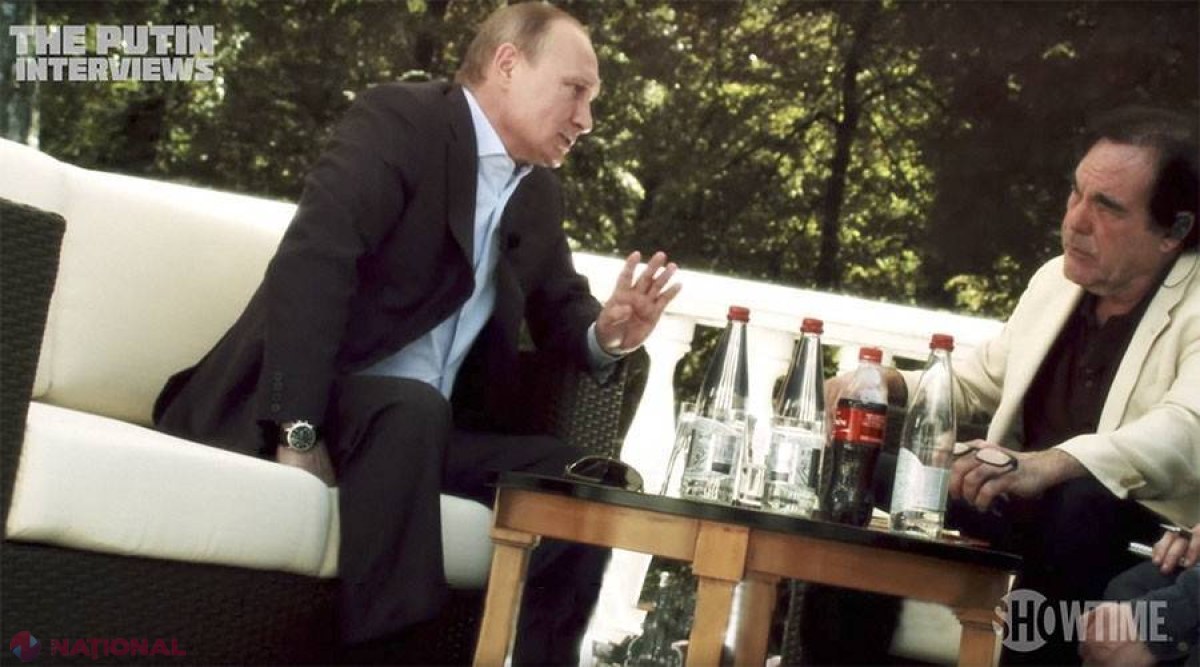 VIDEO // Regizorul Oliver Stone, serie de interviuri controversate: „The Putin Interviews”, conversaţii cu liderul rus, filmate de-a lungul a doi ani de zile