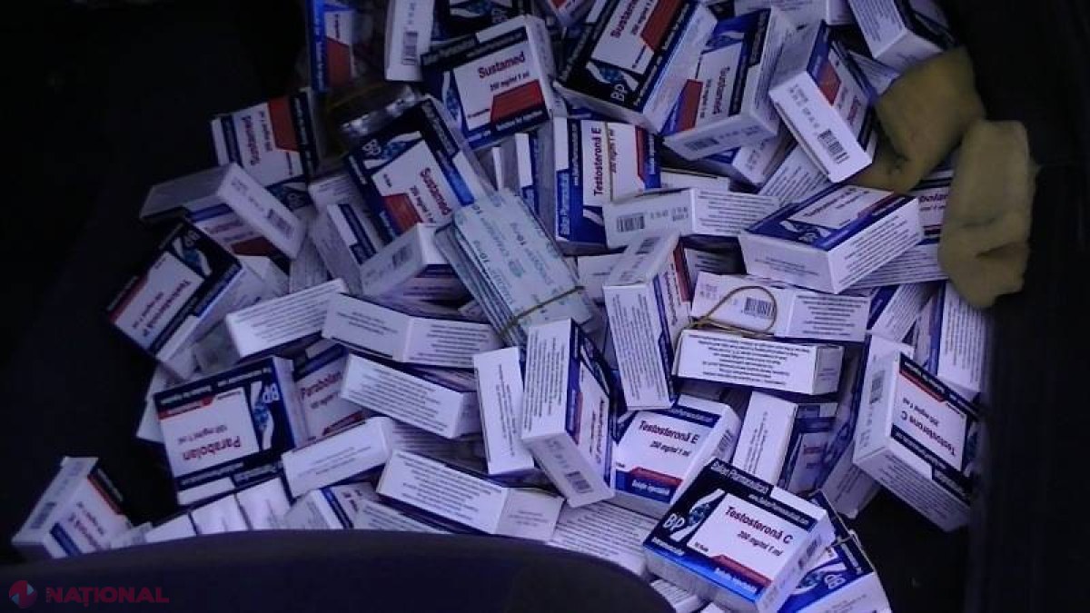 Mii de pastille și fiole anabolice, depistate la Vama Leușeni