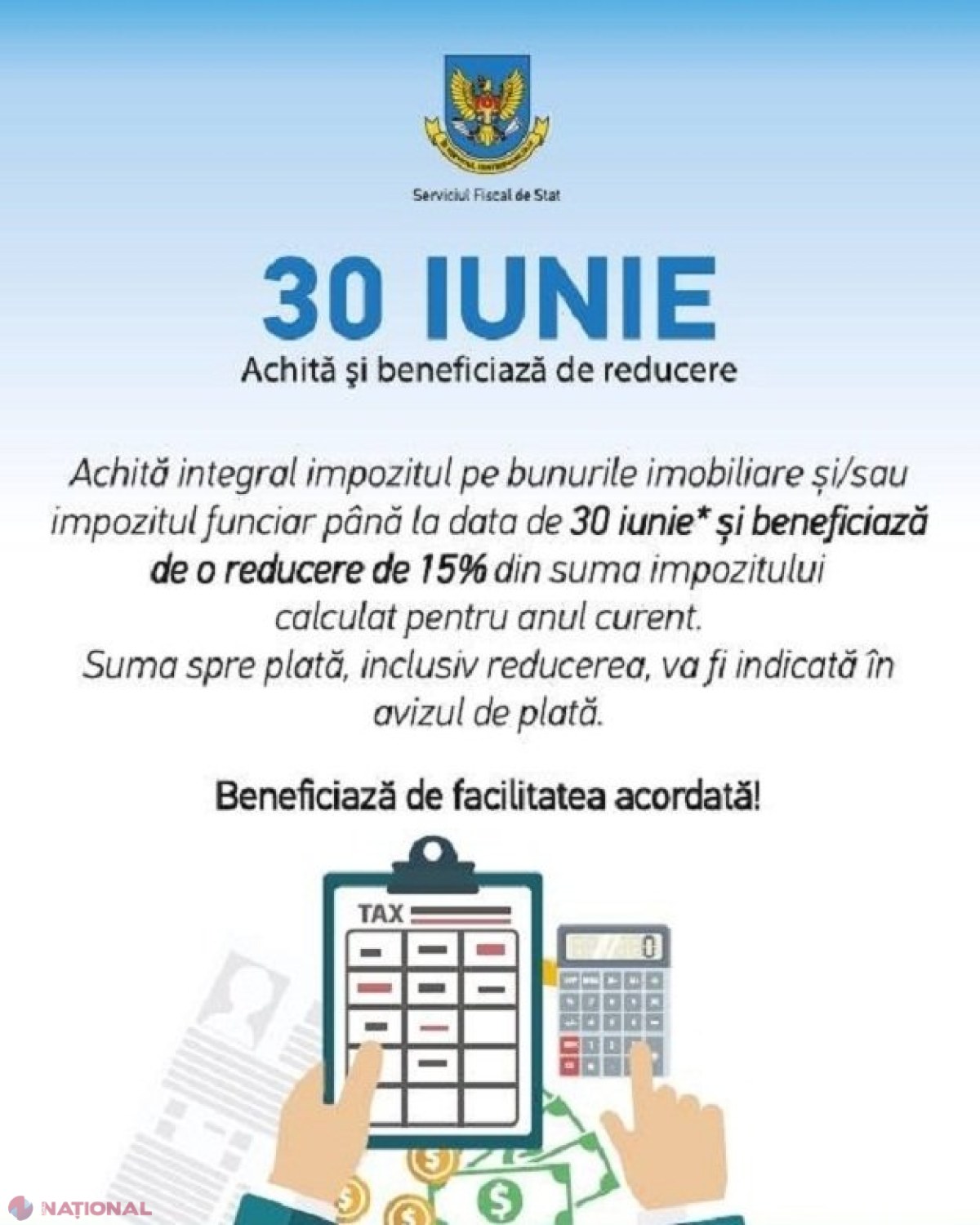 Zile NUMĂRATE în care mai puteți beneficia de REDUCERE la plata impozitului pe bunurile imobiliare