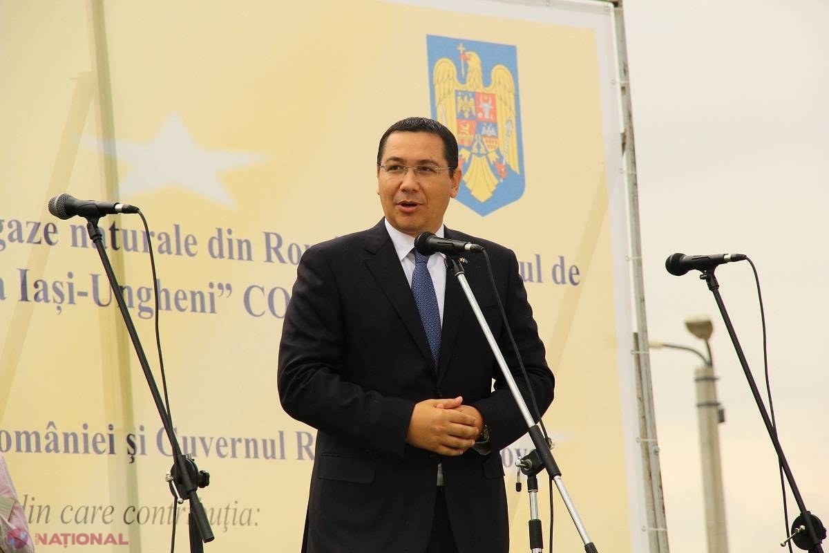 Ponta spune care este singura șansă a R. Moldova în fața presiunilor Rusiei