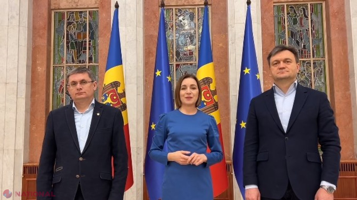VIDEO // Președinta Maia Sandu, spicherul Igor Grosu și premierul Dorin Recean, mesaj pentru cetățenii R. Moldova, după decizia Consiliului European de a deschide negocierile de aderare: „Este meritul Dvs., în primul rând, că am ajuns aici”